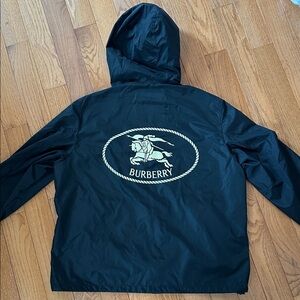 Burberry Men’s EKD Zip Up Hooded Jacket